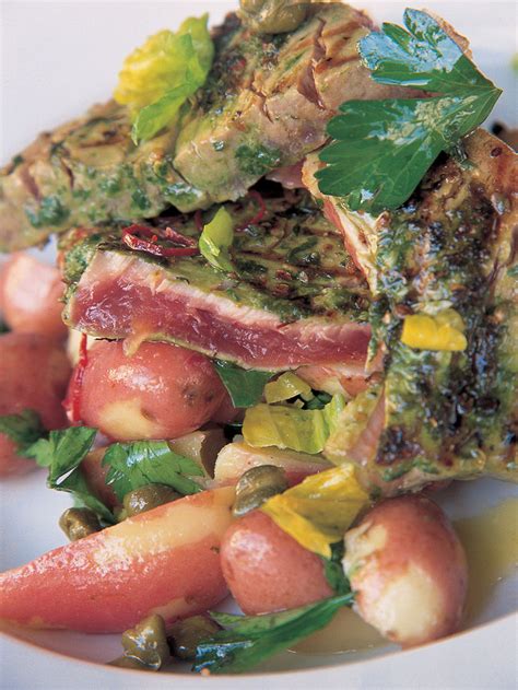 Seared Tuna Steak Jamie Oliver Fish And Seafood Recipe