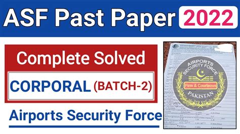 Asf Past Paper Corporal Asf Past Paper Corporal Asf Past Paper