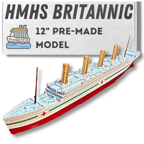 Titanictoyco Hmhs Britannic Model Ship 1 Ft Long Fully Assembled Model