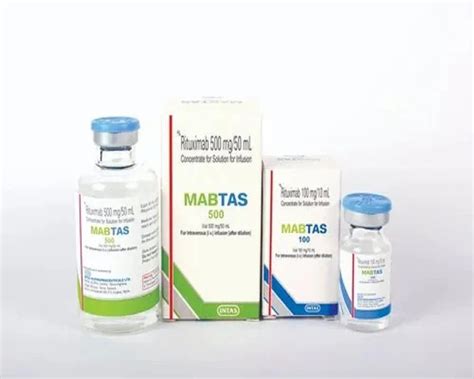 Mabtas 500 Mg Injection At Rs 6800 Vial Rituximab Rituxan Injection