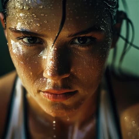 premium photo athlete grit enduring  rigorous training session