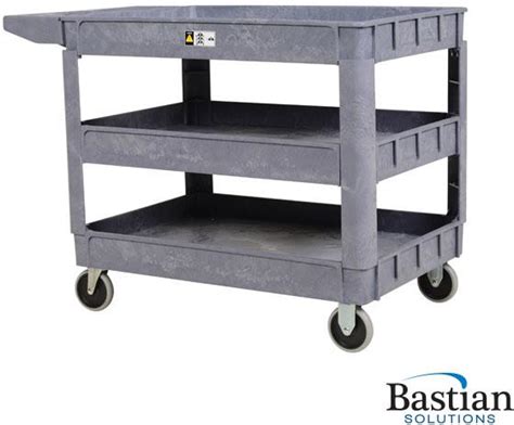 Plastic Utility Cart Shelves, Capacity : 550 lbs at Best Price in ...