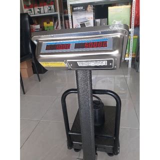 Jual Timbangan Digital Kg Timbangan Lantai Elektrik Wesco Timbangan