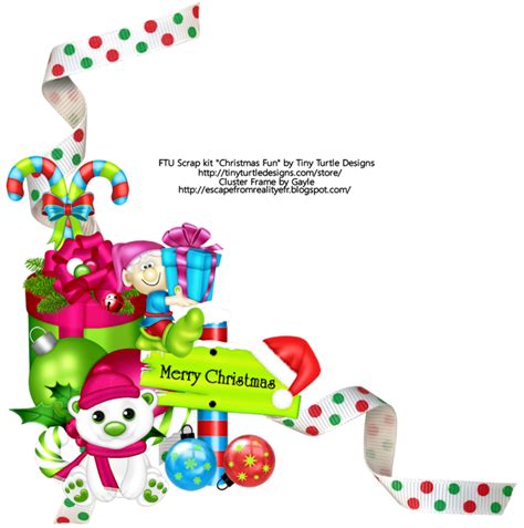 Escape From Reality Blog Ftu Christmas Fun Clusters And Cluster Frames