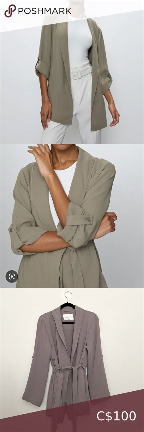 Aritzia Babaton Kahlo Robe Mid In Modern Taupe Small Taupe Colour Mid