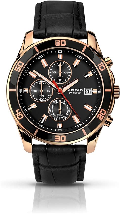 SEKONDA 1051 Reloj De Cuarzo Para Hombres Correa De Acero Inoxidable