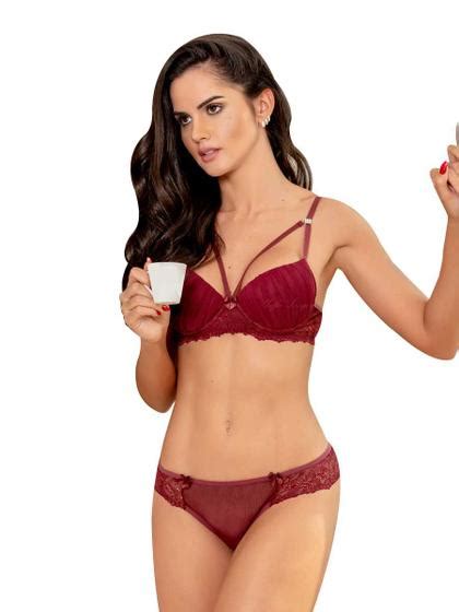 Lingerie Sexy Renda Bojo Strappy Romantica Feminina Yaffa