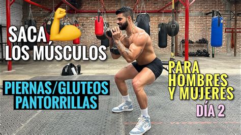 Rutina De Piernas Entrena Tus Gluteos Y Pantorrillas 20 Min Ejercicios Para Sacar Los Musculos