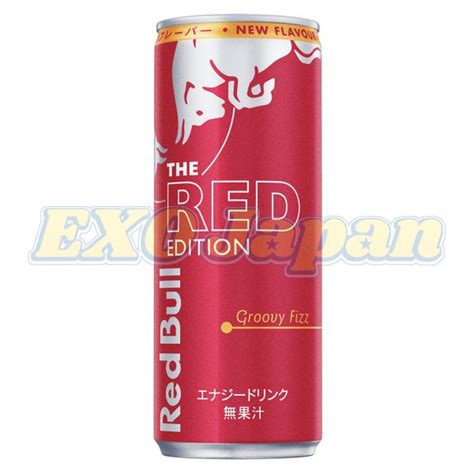 24 Bottle Red Bull Red Edition 250ml [ Strawberry Flavor] Exo Japan