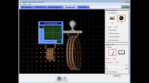 Faradays Electromagnetic Lab Simulation Phet Virtual Lab Explained