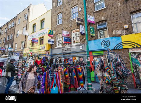 England London Shoreditch Brick Lane Street Market Stock Photo Alamy