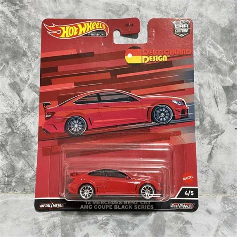 Promo Hot Wheels Premium Mercedes Benz C Amg Red Deutschland Design Diskon Di Seller Kim