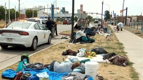 Rising Slc Homeless Population Sets Up Camp Across From Police Department