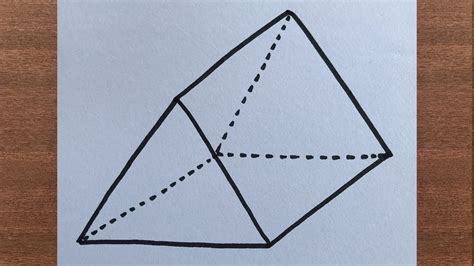 How To Draw A Prism Youtube