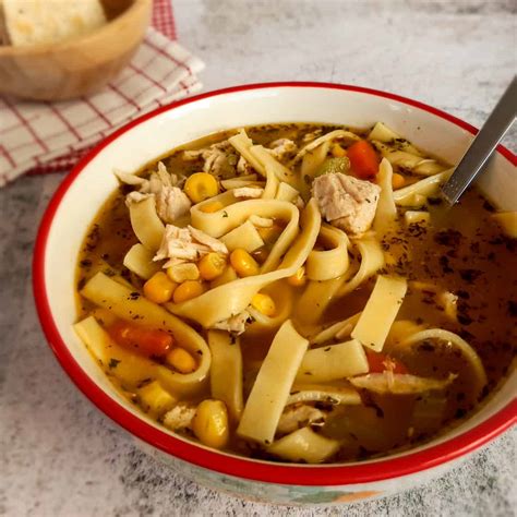 Chicken Corn Noodle Soup Recipe Amish Amish Heritage