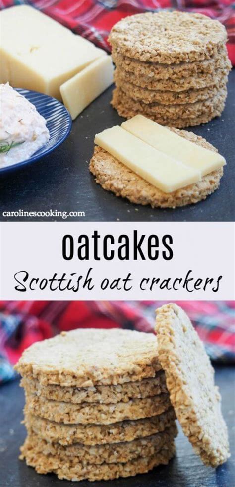 Oatcakes Oat Crackers Carolines Cooking