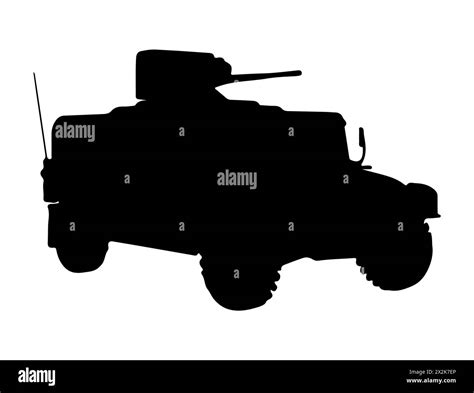 Military Truck Silhouette Vector Art Stock Vector Image And Art Alamy