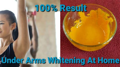 Whiten Dark Underarms Instantly At Home Instant Result 100