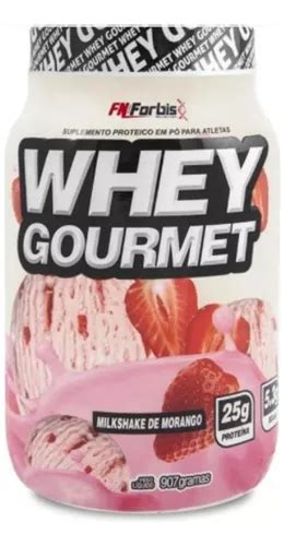 Whey Gourmet Concentrado Hidrolisado Isolado G Morango