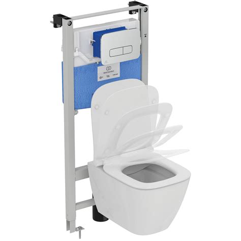 Pack WC Suspendido IDEAL STANDARD Idealmood Con Tapa Amortiguada Blanco