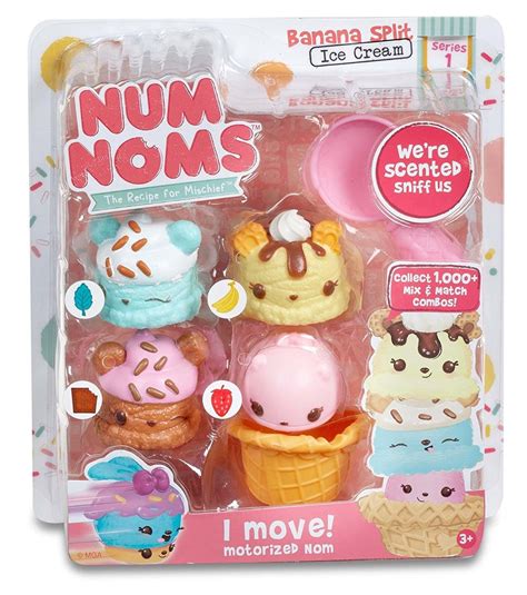 Num Noms Series 1 Scented 4 Pack Banana Split Ice Cream 1 390