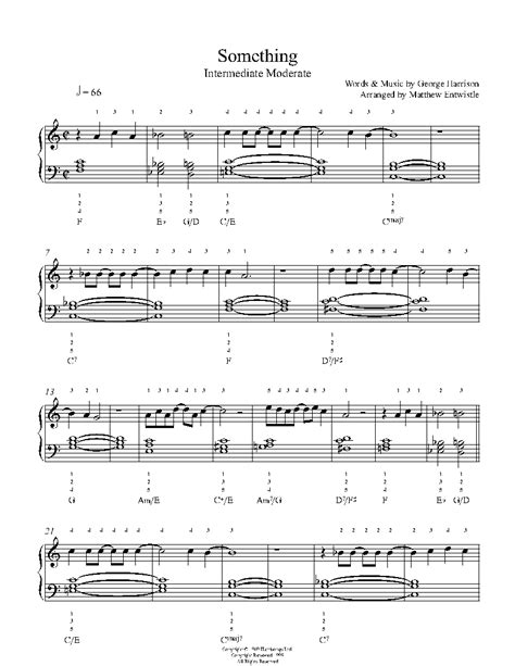 Something by The Beatles Sheet Music & Lesson | Intermediate Level