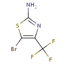 现货供应九鼎化学5 Bromo 4 trifluoromethyl thiazol 2 amine 纯度96 1