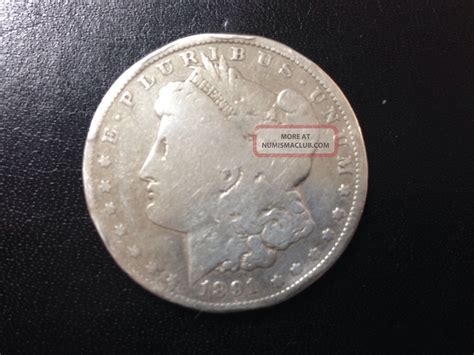 1891 - O Morgan Silver Dollar Coin