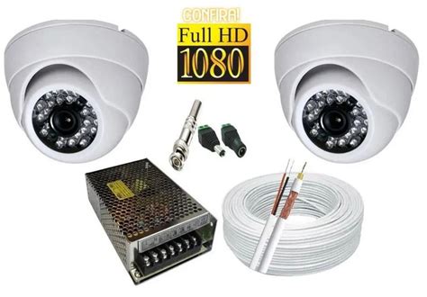 Kit Cftv C Meras Seguran A Full Hd Dome Infra Vermelho Alta