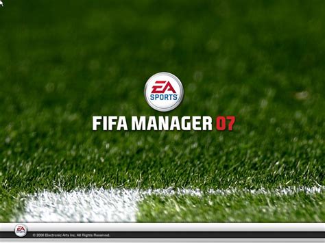 Screenshot Of FIFA Manager 07 Windows 2006 MobyGames