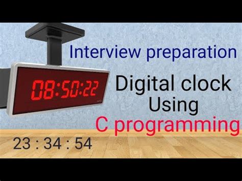 Digital Clock Using C Programming