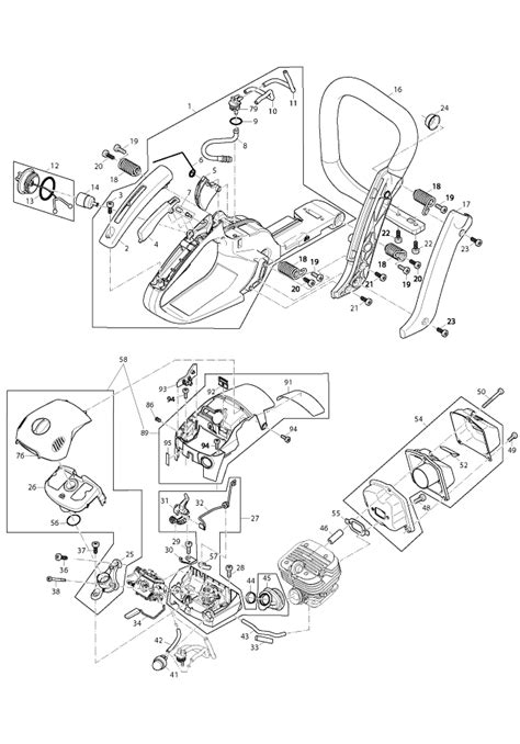 Makita Electric Chainsaw Spare Parts