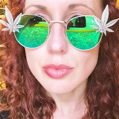 Festival Rave Weed Sunglasses Custom Decorated Sunnies Etsy