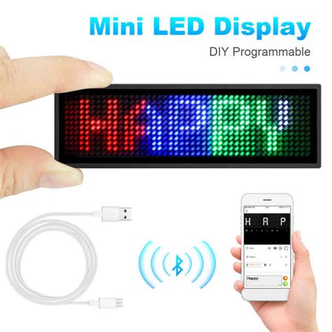 Tag Nama Led Layar Kartu Led Lencana Nama Led Untuk Bisnis Display