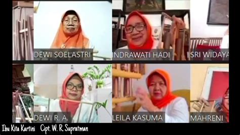 Ibu Kita Kartini Tim Angklung Pwj Kesehatan Dki Jakarta Youtube