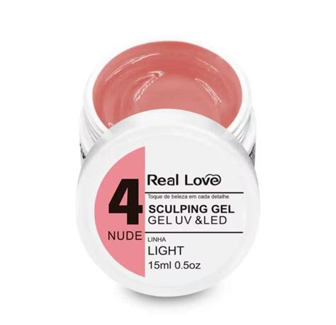 Gel De Alongamento Para Unhas Nude Linha Light Ml Real Love Mell Acess Rios