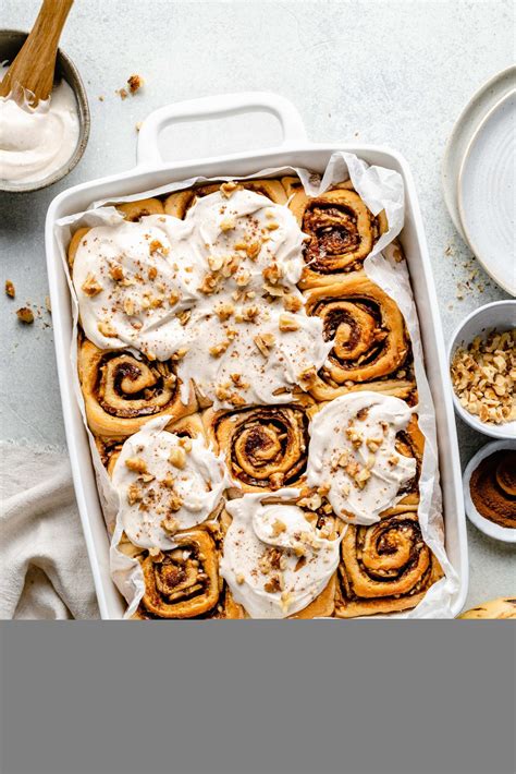 Banana Bread Cinnamon Rolls All The Healthy Things