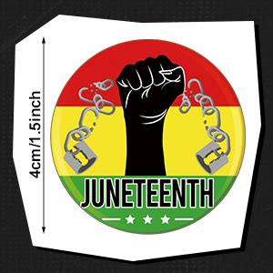 Amazon Tigeen 100 Pcs Juneteenth Buttons Pins Bulk Buttons Badges