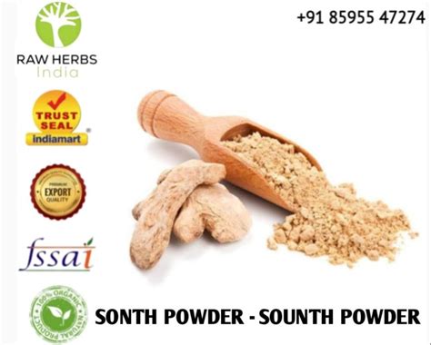 Sonth Powder Sounth Powder Dry Ginger Root Powder Sunthi