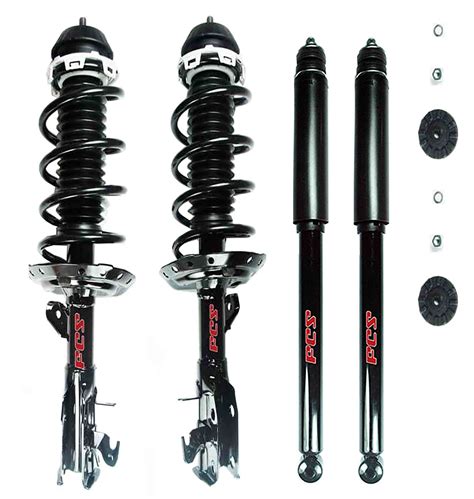 FCS Front Struts Coil Springs Rear Shocks Kit For Honda Fit 1 5 L4