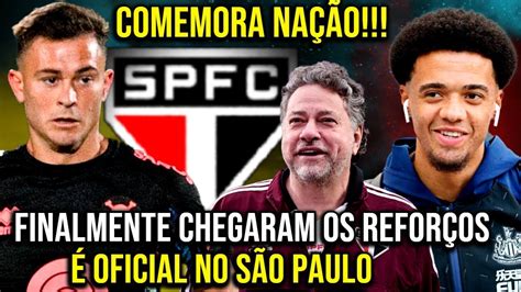 Comemora Demais Na O Oficial No S O Paulo Os Refor Os Finalmente