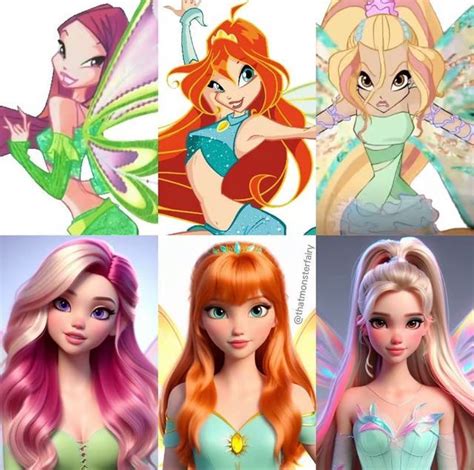 Flora Winx Club On Instagram I Asked Al To Make A Winx Reboot