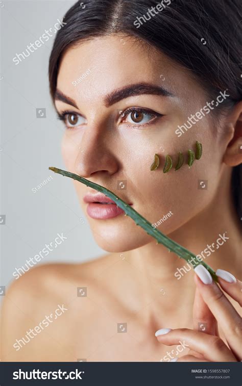 Naked Woman Studio Against White Background Stock Photo 1598557807 Shutterstock