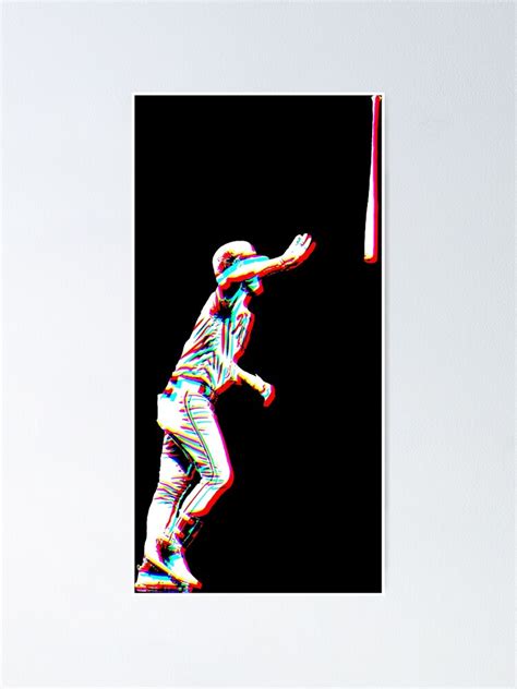 "Bryce Harper Bat Flip" Poster by datjunk11 | Redbubble