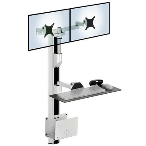 Mobile Dual Medical Display Cart | Ergotect | Ergotect