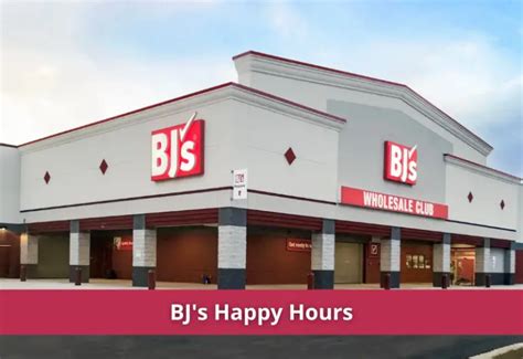 BJ's Happy Hour 2023 with BJ's Restaurant Happy Hour Menu