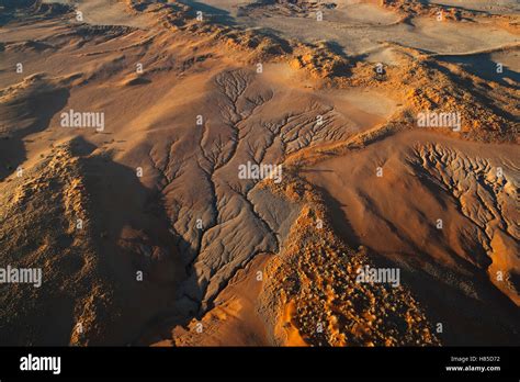 Aerial view of transverse sand dunes, Namib Desert, Namibia Stock Photo - Alamy