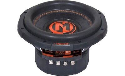 New Memphis Audio Mjp W Rms Dual Ohm Mojo Car Audio