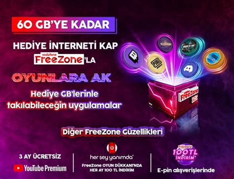 Gamer Tarife Ve Paketleri Vodafone FreeZone