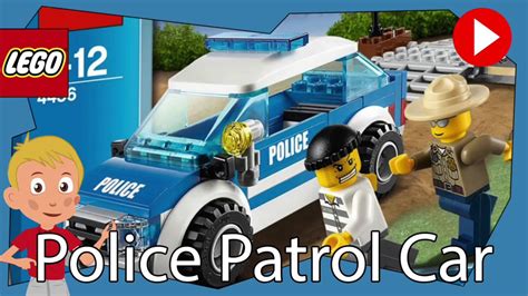 LEGO City Police Patrol Car Set 4436 Build And Review YouTube